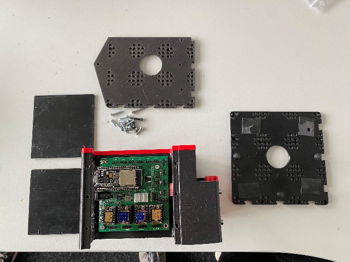 Electronic components including a development board